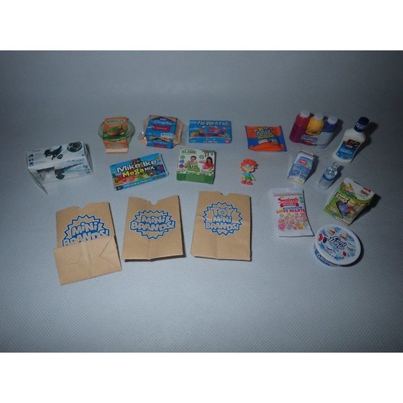 Lot Zuru Mini Brands food‎ Toys Retired Realistic Miniature - Picture 1 of 5